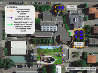 Nuovo spazio polivalente nel giardino della scuola